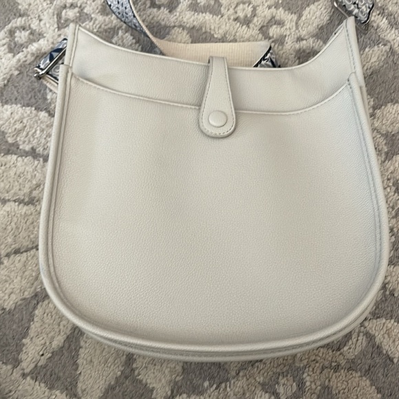 Authentic ah•dorned bag gray with silver clasps - Picture 3 of 11